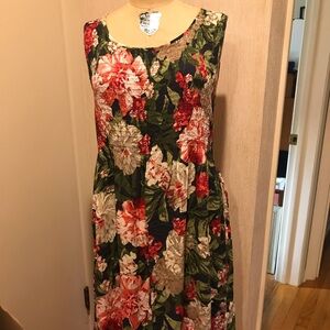 Croft & Barrow Rayon Floral Sundress L
